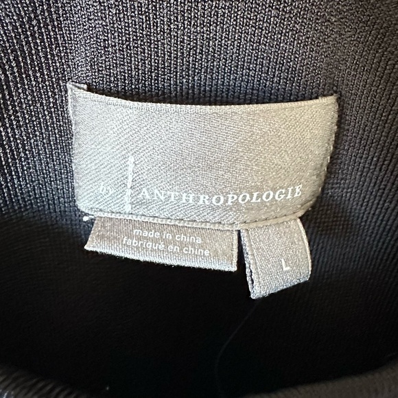 NWT Anthropologie Long-Sleeve Square-Neck Slim Knit Midi Dress Size Large - Picture 7 of 8